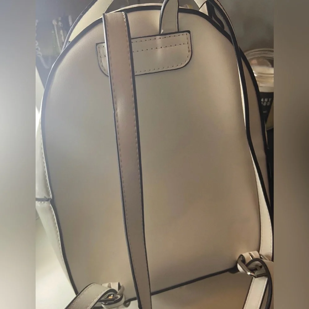 White Mini Backpack - Picture 2 of 4